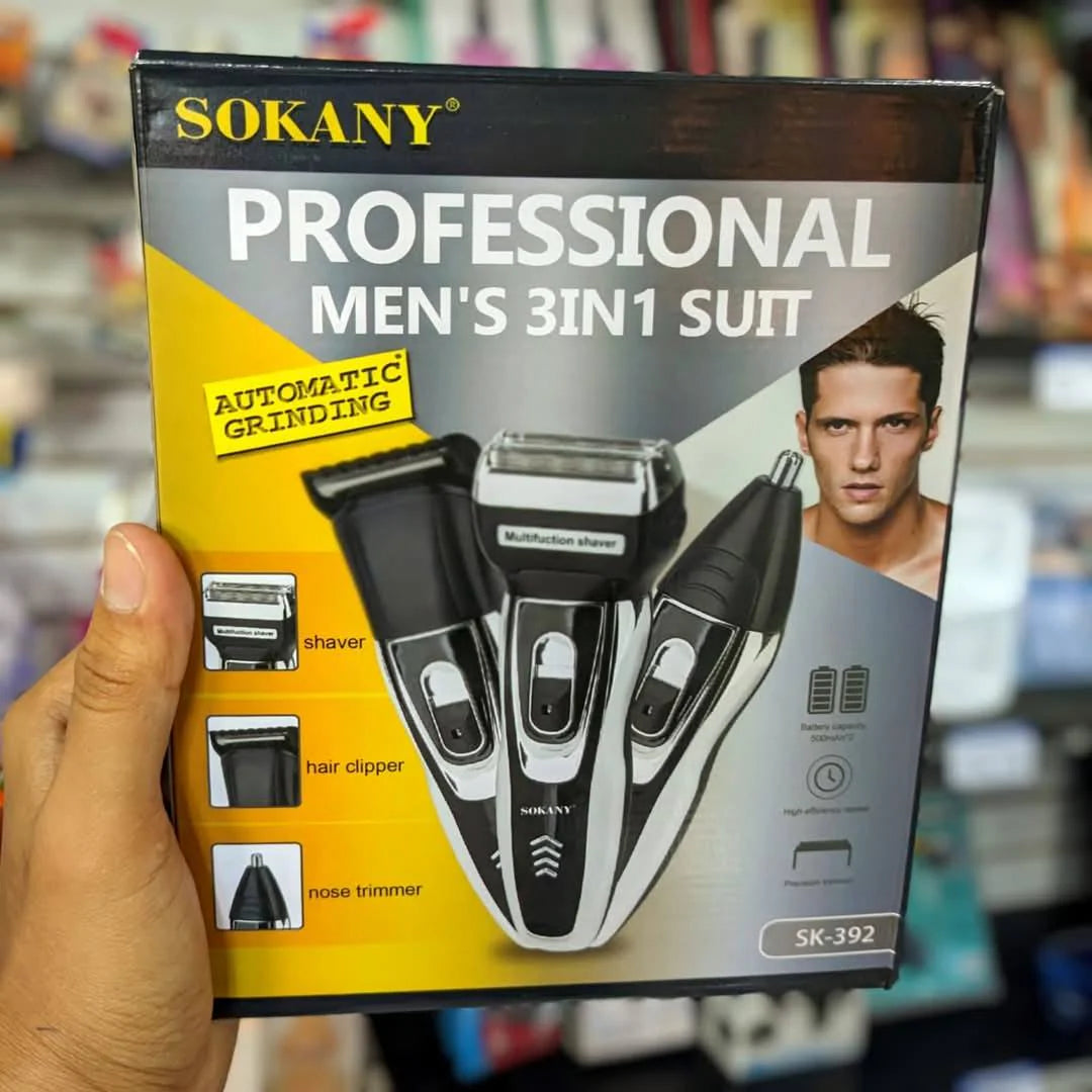 OEX Rasuradora Eléctrica 3 en 1 para Hombres