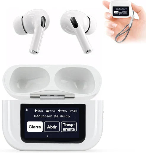 YangSound® - Audífonos AirPods con Pantalla Táctil