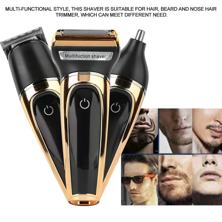 Surker® 3 en 1 – Rasuradora Eléctrica para Hombres