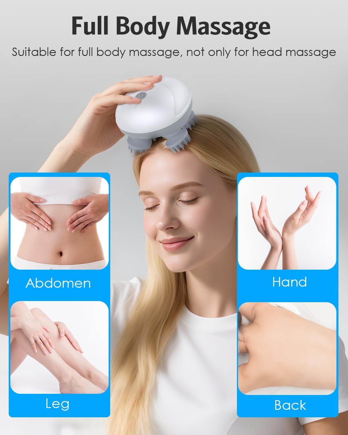 OEXScalp Massager-Masajeador Eléctrico de Cabeza
