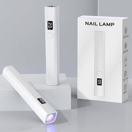 OEX Lámpara de Uñas LED/UV Portátil y Recargable | Curado Rápido y de Bolsillo