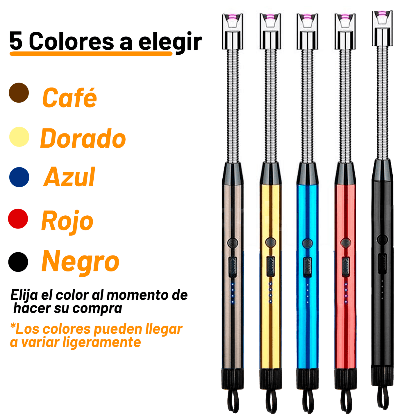 OEXEncendedor Eléctrico USB de Cuello Largo