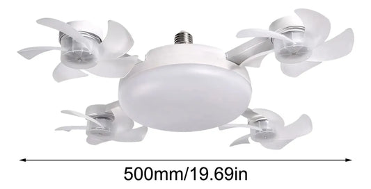 AeroBlast™ – Lámpara Multifunción con 4 Mini Ventiladores Ultra Potentes