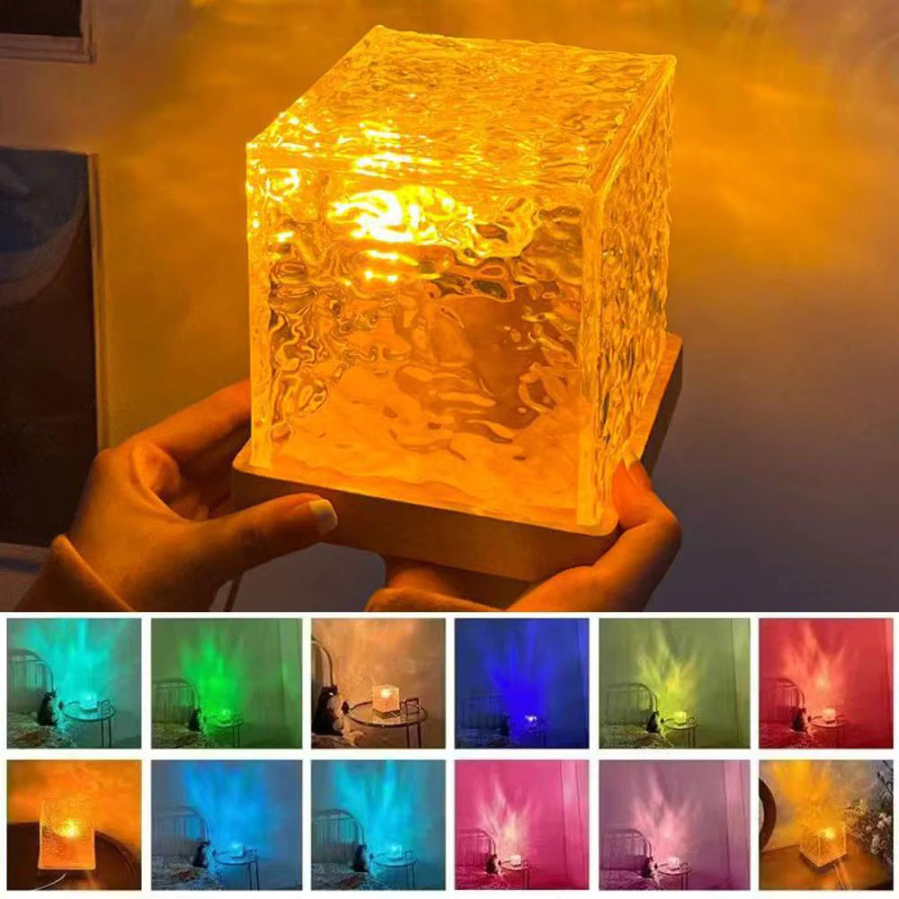 AuroraCube™ – Cubo Luminoso Multicolor con Efecto Aurora Boreal