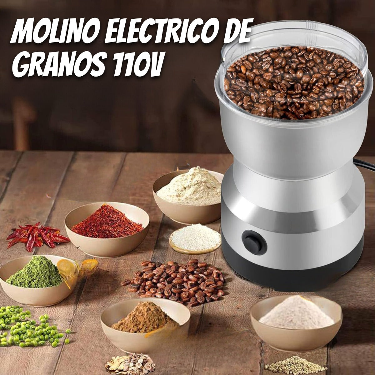 OEX - MOLINO ELECTRICO DE GRANOS 110V