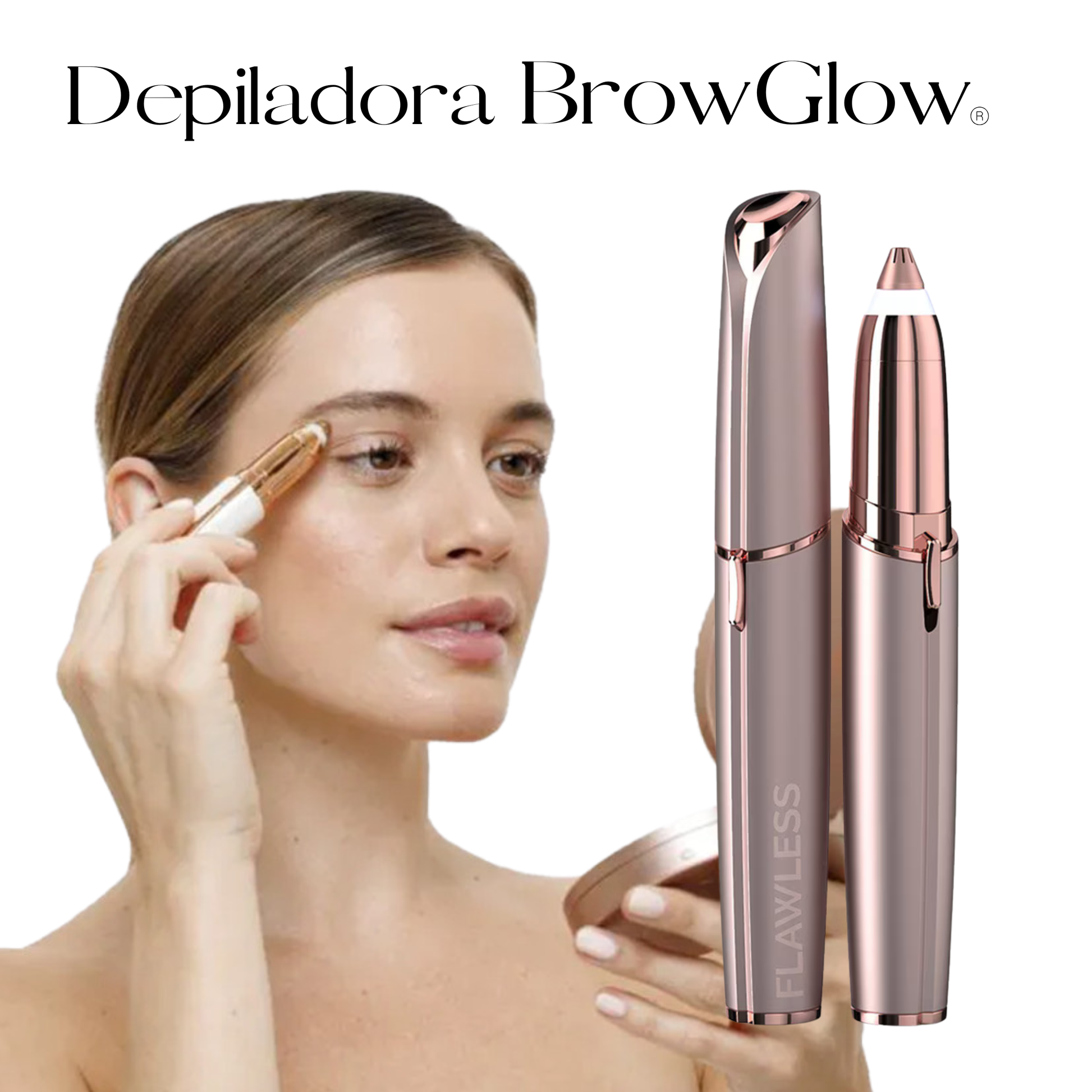 BrowGlow® - Depiladora de Cejas Premium