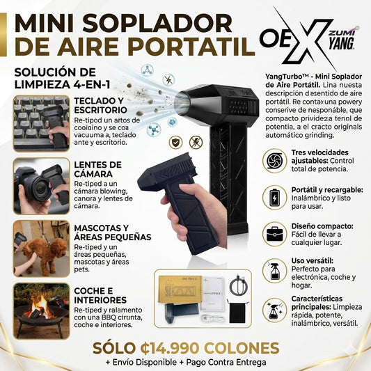 OEX MINI SOPLADOR DE AIRE PORTATIL