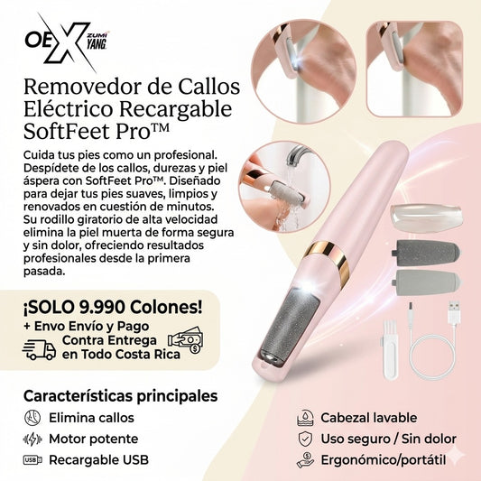 OEX Removedor de Callos Eléctrico Recargable
