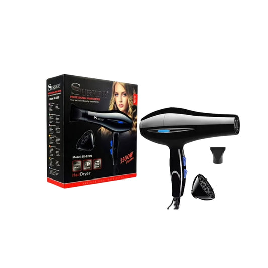 OEXSecador de Cabello Profesional "Turbo Power" 3500W | Secado Rápido y Acabado de Salón