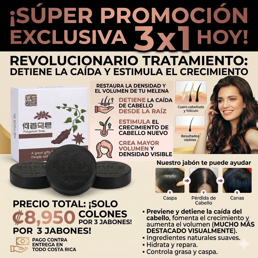 3x1 Tratamiento de polygonum para el cabello