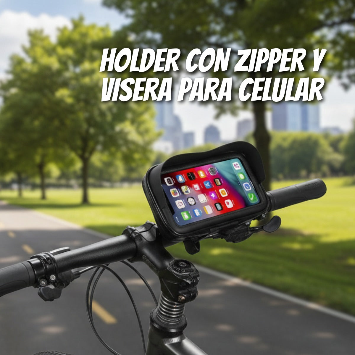 OEX HOLDER CON ZIPPER PARA CEL BRAZO FLEX MOTO
