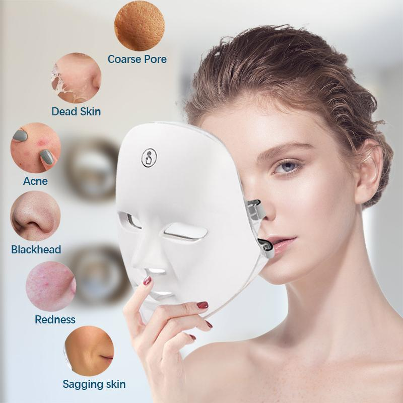OEX Máscara LED Facial 7 Colores