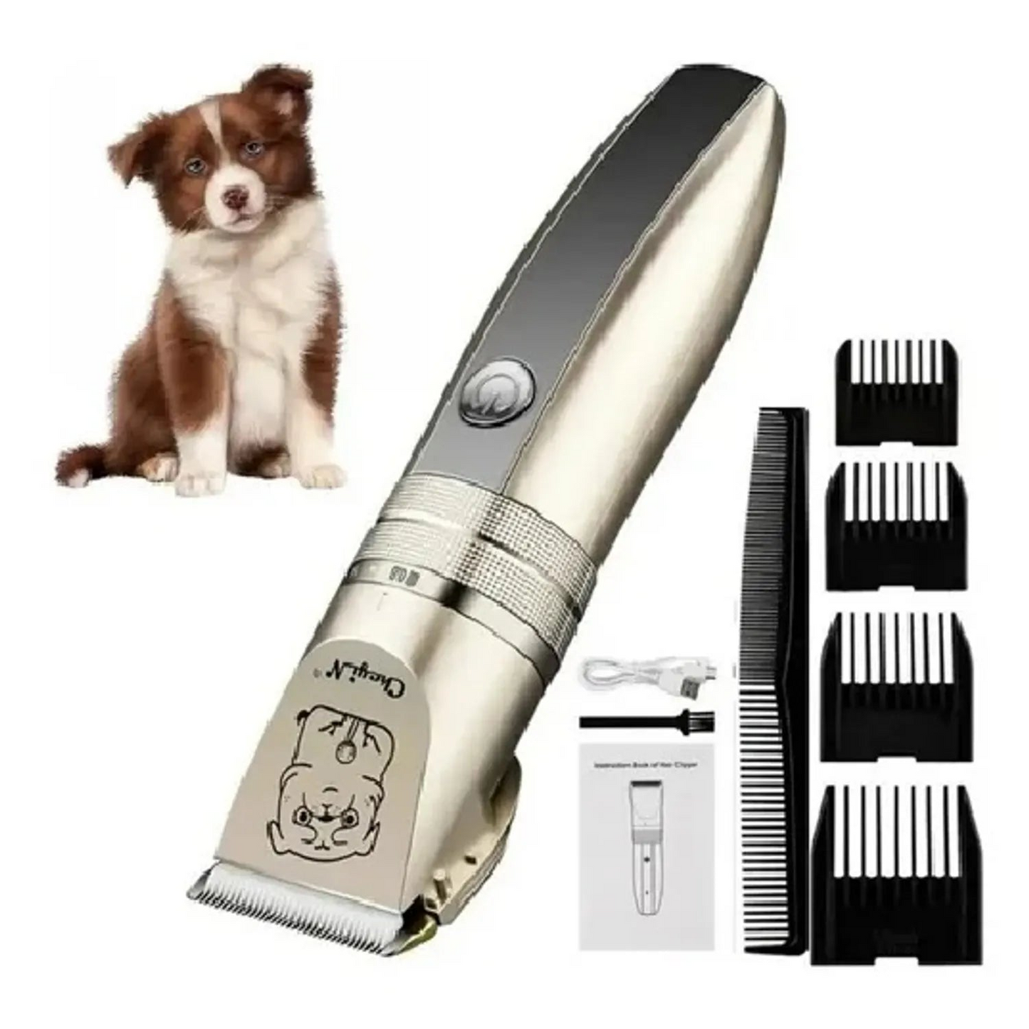 OEX Cortapelos Eléctrico Recargable para Mascotas