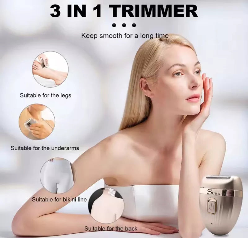 OEXMini Depiladora Recargable Waterproof – Suavidad Precisa en Cuerpo y Rostro