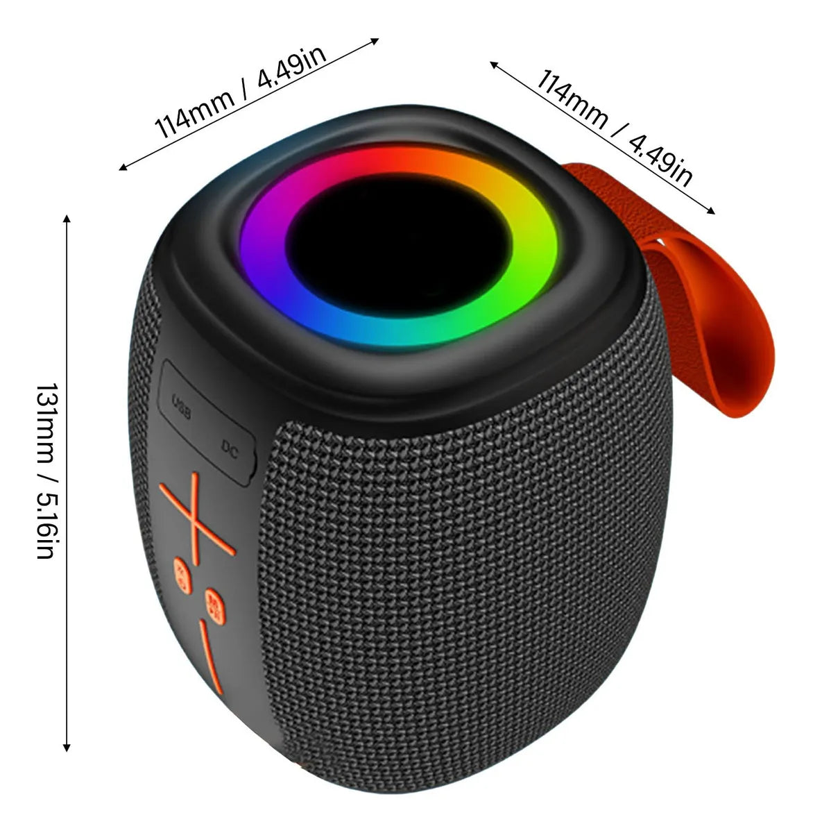 OEXBocina Inalámbrica RGB a Prueba de Agua